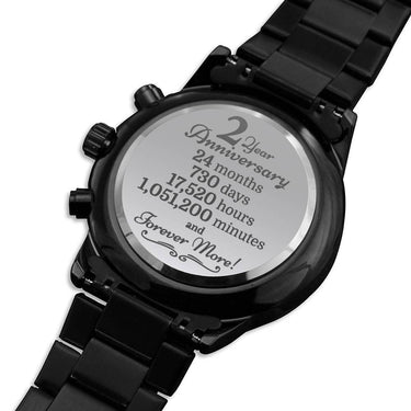 2 Year Anniversary Black Watch - Love You This Much